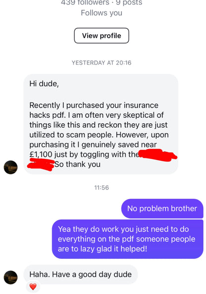 INSURANCE HACK GUIDE